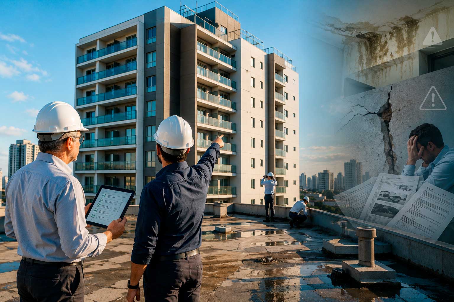 Inspeção Predial: O Risco Oculto que Construtoras e Incorporadoras Descobrem Tarde Demais