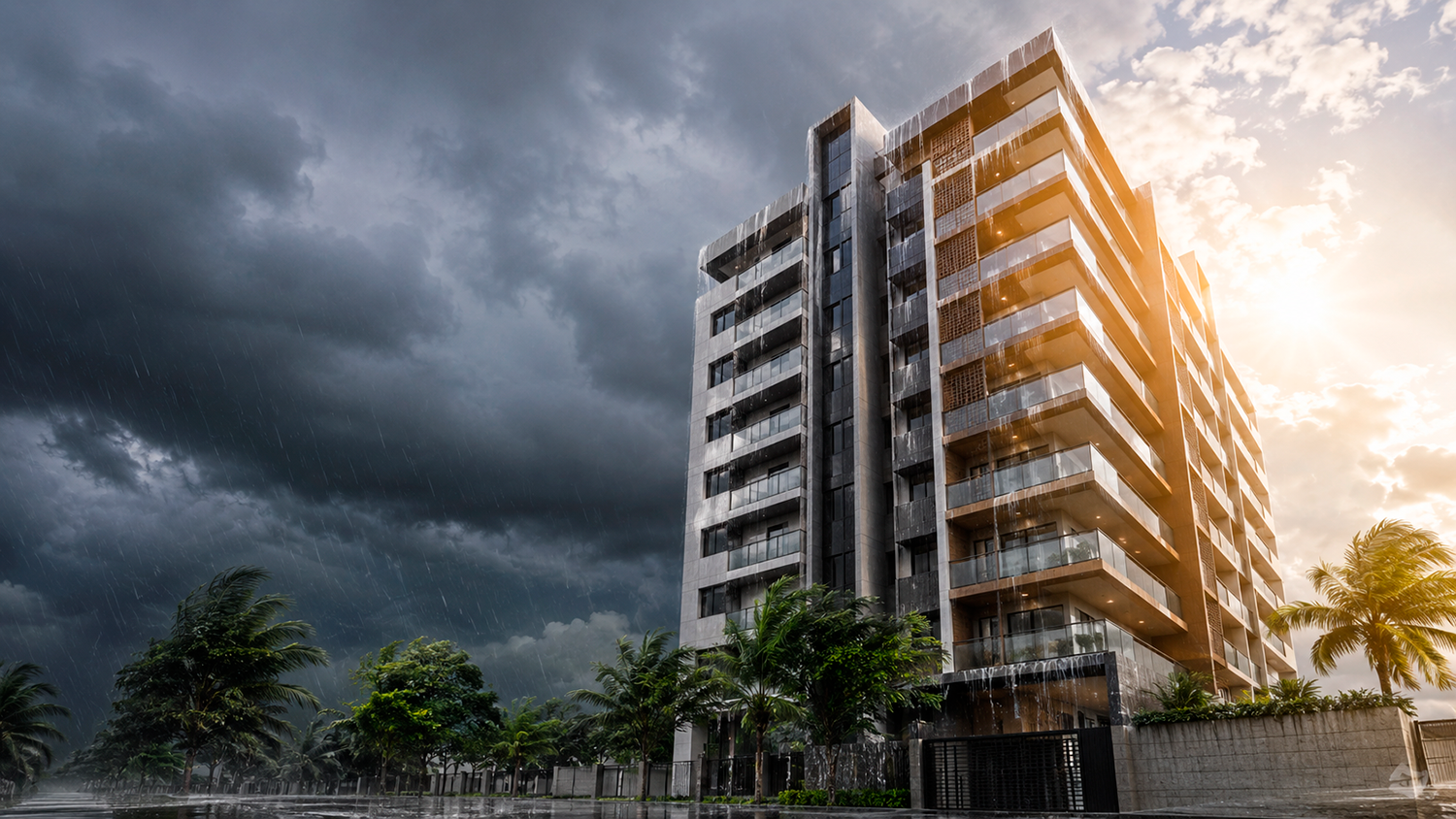 resiliência climática em edifícios